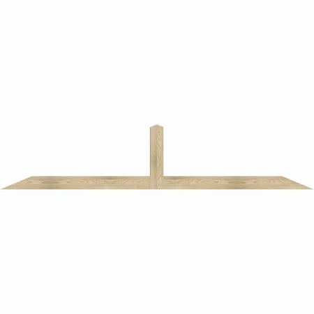Ekena Millwork Portland Rough Sawn Timber Gable Bracket, Douglas Fir, 96"W x 20"H x 4"D x 4"F, 5/12 Pitch GBW096X20X0404POR00RDF